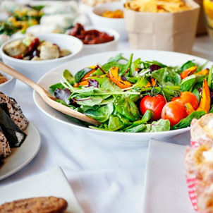 Catering de altura Ecuador menú vegetariano